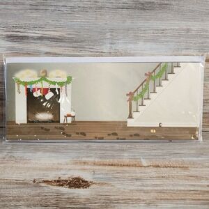 Up With Paper Panoramics 3D Pop Up Christmas Card Midnight Room Kelly Becerra